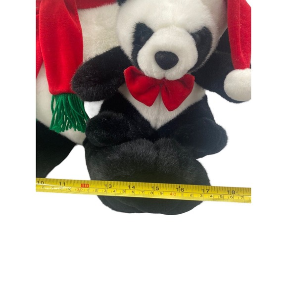Giant CHRISTMAS Pandas Plush Stuffed Animals 18-inch Teddy Bear w/Baby Panda - Picture 7 of 13